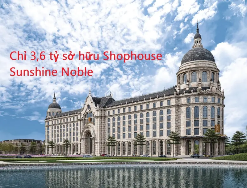 Chỉ Từ 3,6 Tỷ Sở Hữu Nhà Phố Shophouse Tại Noble Tây Thăng Long, Đan Phượng, Hà Nội