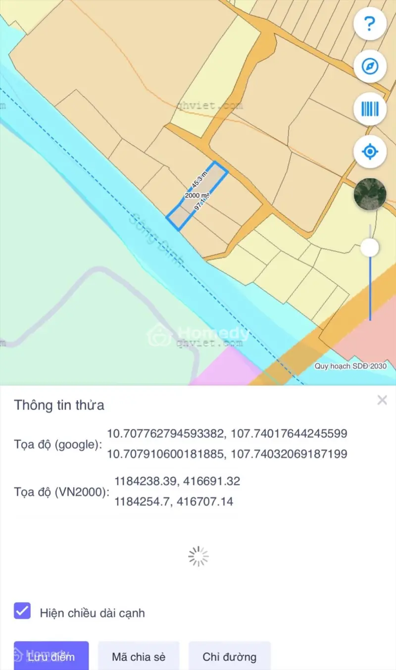 Bán 2000M2 Đất Tân Bình - Tx Lagi View Sông Dinh Giá Rẻ Chỉ 1 Tỷ/ Sào