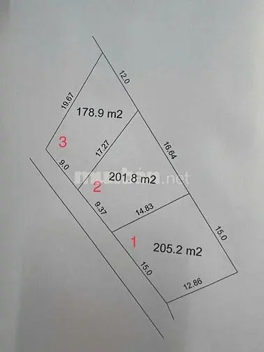 Bán 3 Lô Xây Nhà Vườn Ven Sông Trà Khúc Quảng Ngãi