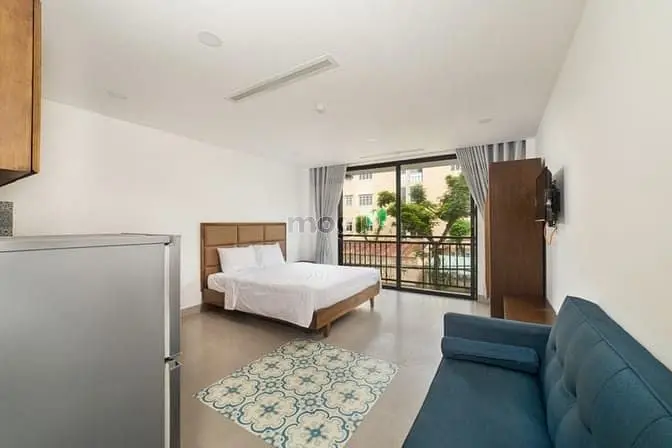 Cho Thuê Căn Hộ Đường Dương Tụ Quán Ban Công Rộng Thoáng, Nội Thất Đẹp