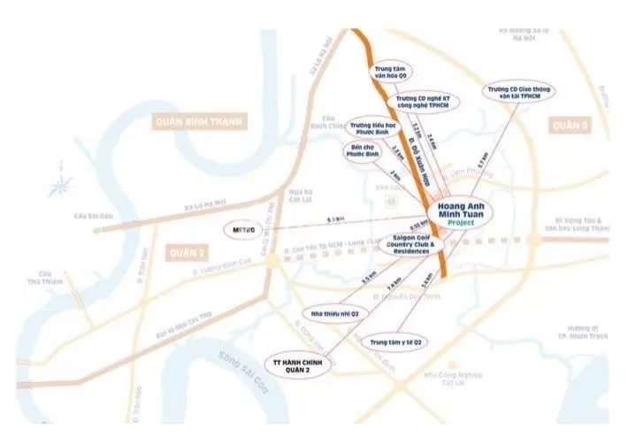 1 Lô Biệt Thự D/A Kdc Hoàng Anh Minh Tuấn Đối Diện The Global City Ngang 10M Sâu 25M Giá 87Tr/M2.