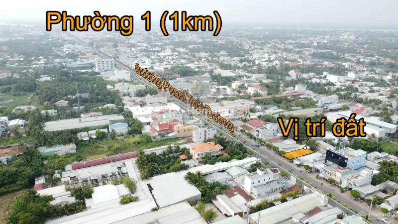Bán Đất Nền Mặt Tiền Phạm Thái Bường, P4, Tp Vĩnh Long