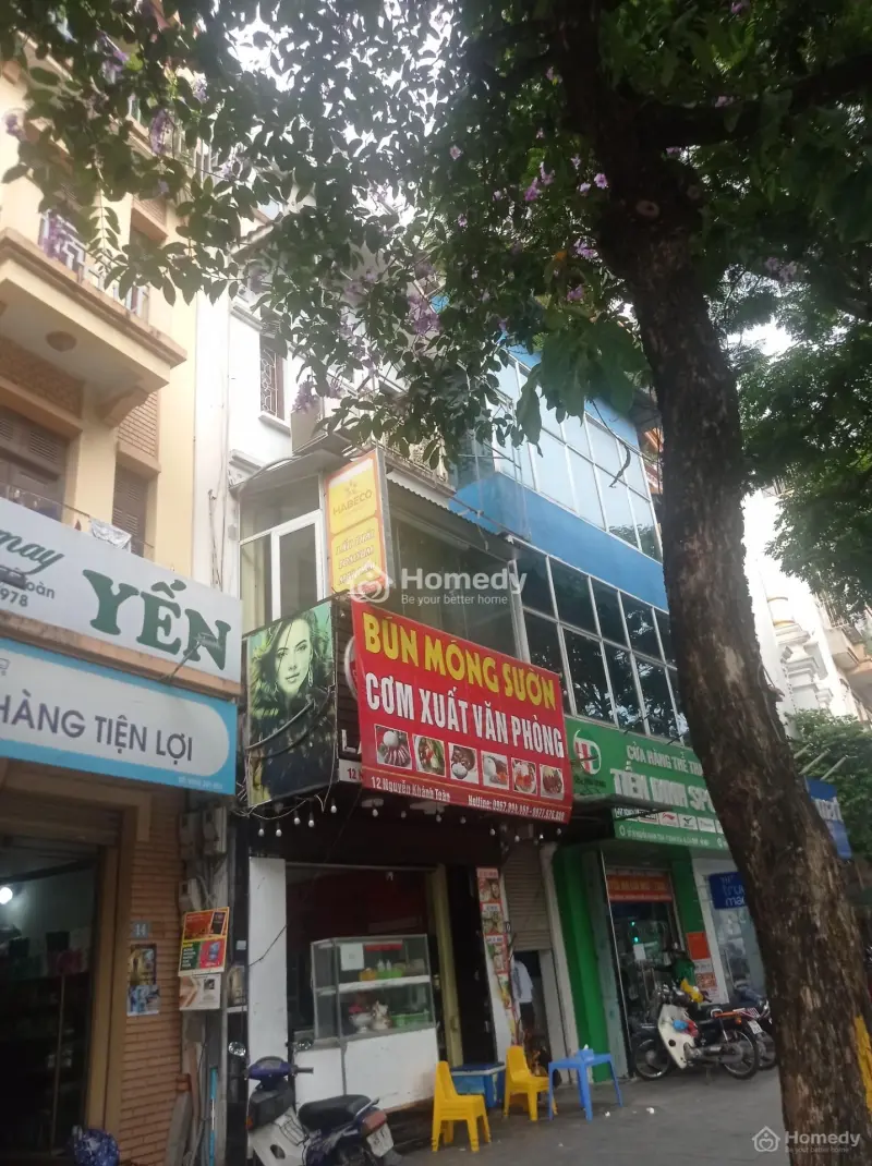 Cho Thuê Nhà Nguyên Căn Số 12 Mặt Đường Nguyễn Khánh Toàn, Quan Hoa, Cầu Giấy Dt 52M2 Mặt Tiền 3,8M