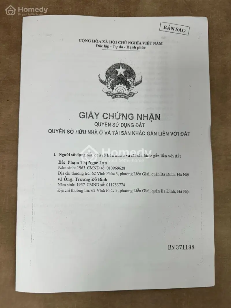 Bán Hoặc Cho Thuê Mảnh Đất 180M Ngõ 67 Đường Liễu Giai Đã Có Nhà Cấp 4