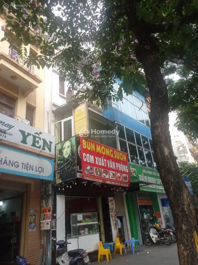 Cho Thuê Nhà Nguyên Căn Số 12 Mặt Đường Nguyễn Khánh Toàn, Quan Hoa, Cầu Giấy Dt 52M2 Mặt Tiền 3,8M