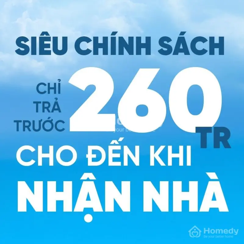 ✅ Căn Hộ Dưỡng Lành, Tp Hồ Chí Minh, 46Tr/M2, Chỉ Trả Trước 260Tr Cho Đến Khi Nhận Nhà