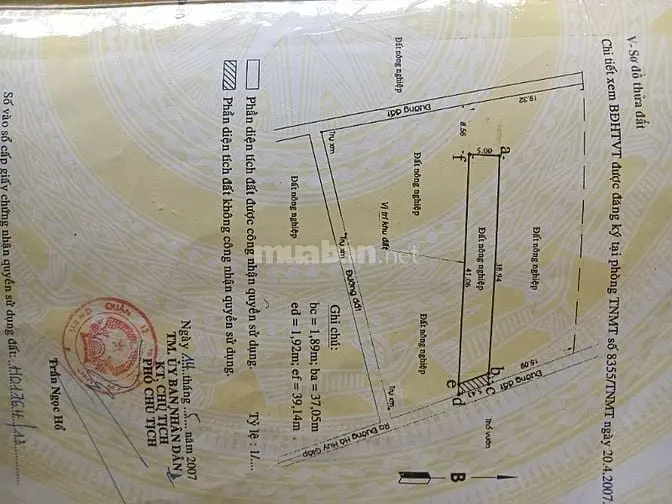 Bán ,Đất Nhà Phường Thạnh Xuân 5X38 Nhà 5X14