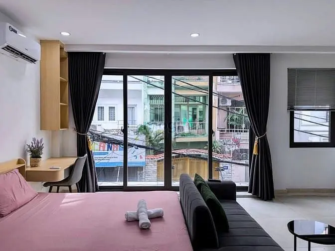 Căn Hộ Mini Bancon Gần Quốc Tế Hồng Bàng, Uef, Cầu Thị Nghè Bình Thạnh