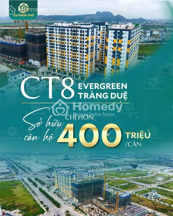 Mở Bán Toà Ct8 Evergreen Tràng Duệ- Căn Hộ Đẹp Nhất Dự Án!