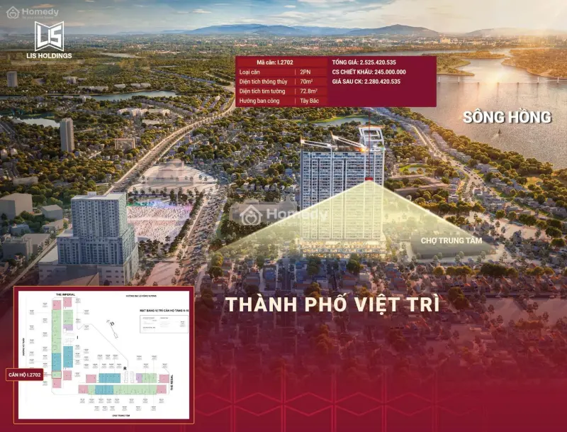 "Chỉ Còn Vài Căn Cuối – Sở Hữu Ngay Vic Grand Square Giữa Lòng Việt Trì!"