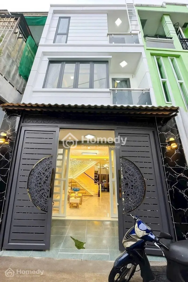 Bán Nhà Mới Đẹp Huỳnh Tấn Phát, Nhà Bè 4.3M X 12M Sổ Hồng Riêng 5Tỷ 550 Tl