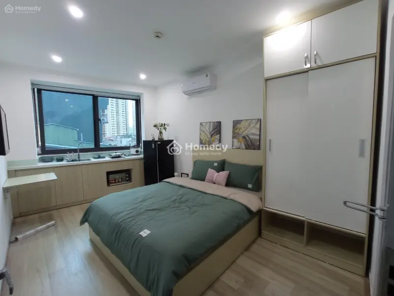 Giá Chỉ Từ (7Tr/Th) Cho Căn Hộ Dịch Vụ Tại Cầu Giấy, 1 Ngủ Full Đồ, Nội Thất Hiện Đại