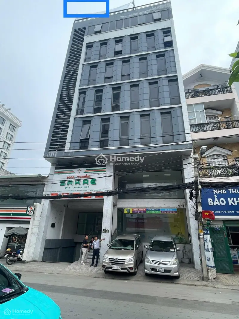 Cho Thuê Nhà Nguyên Căn Tại 21 Hậu Giang, Quận Tân Bình, 7 Tầng, 200 M2, Giá 280 Triệu
