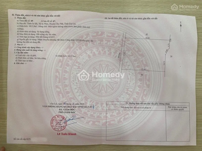  200Tr Có 1 Sào Đất Đẹp Gia Lai Huyện Chư Pãh (27X58)