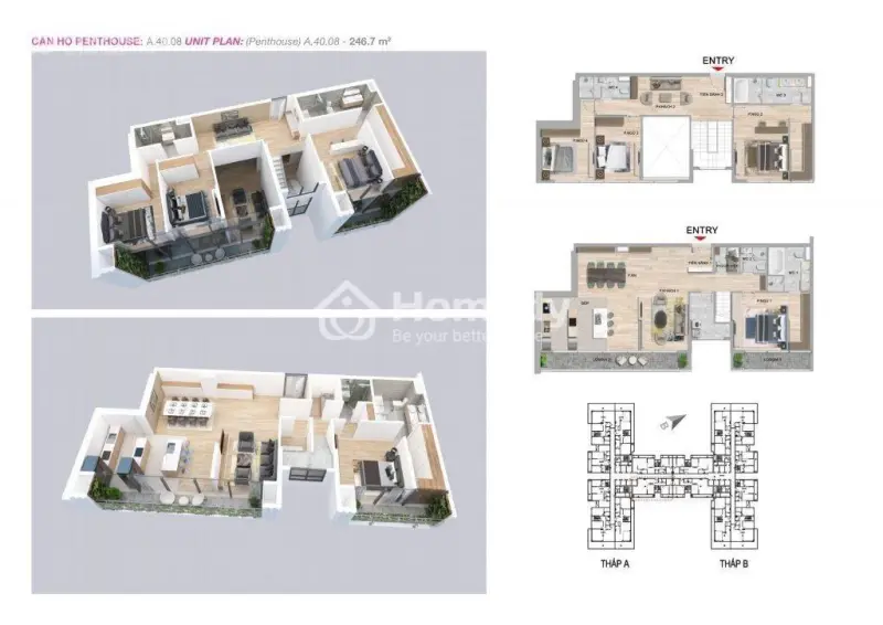 Bán Căn Hộ Penthouse The Zei Mỹ Đình - Quỹ Hàng Độc Quyền 189 - 323M2