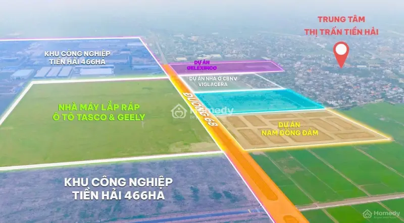 Chủ Cắt Lỗ Bán Lô Đất Nằm Cạnh Ngay Khu Công Nghiệp Tiền Hải , Sổ Đỏ Sẵn, Giá Rẻ Nhất Thị Trường