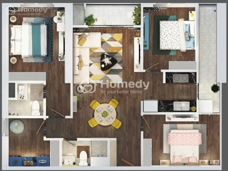 Cần Bán Căn Duy Nhất Số 11 97M2 3Pn+1, Full Nội Thất The Terra An Hưng