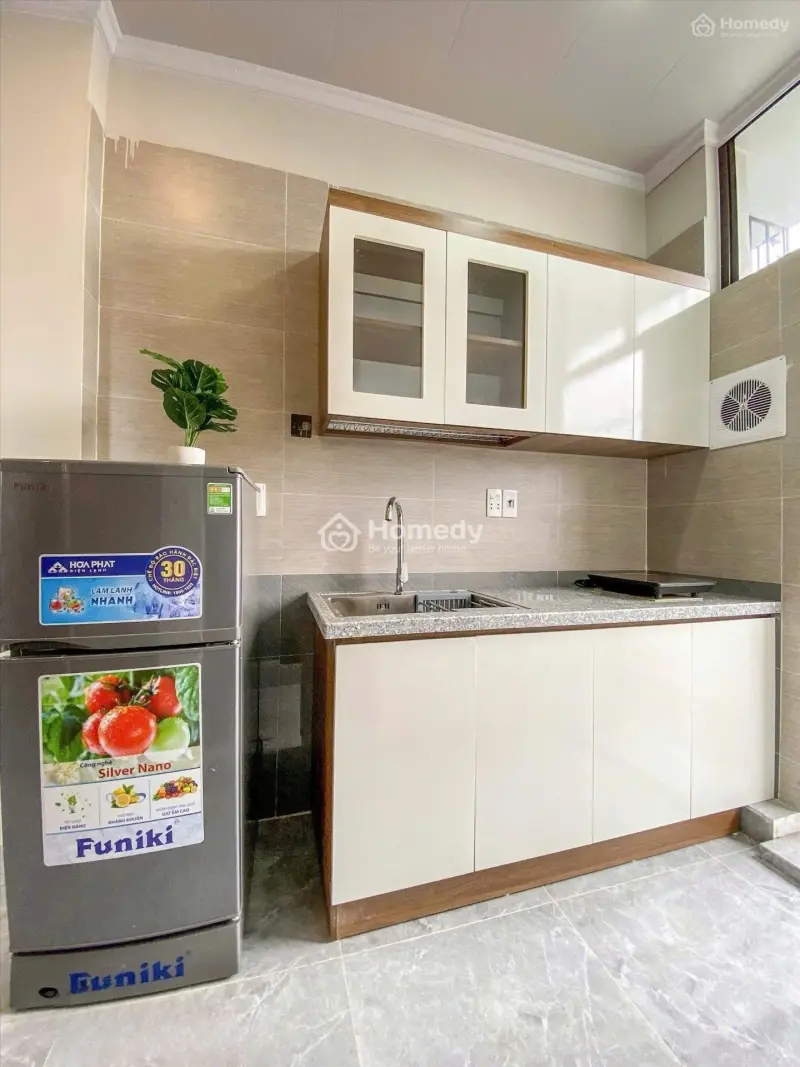 Cho Thuê Chung Cư Mới Xây, Full Nội Thất, Ban Công Thoáng Tại Trần Thái Tông, Giá Chỉ 4Tr8