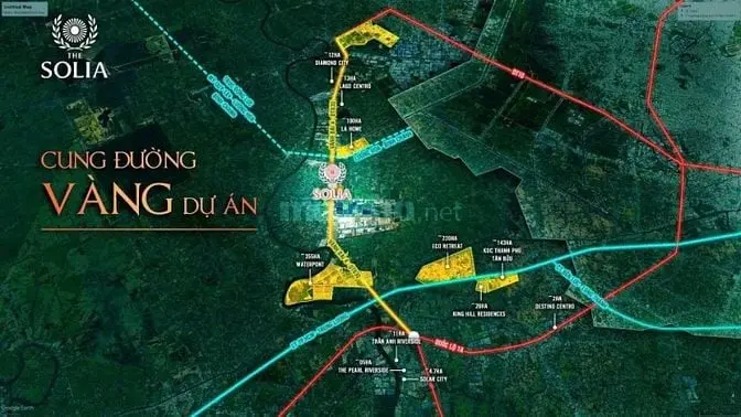 Hot ! Đất Nền The Solia Giá Cực Đẹp, Sổ Riêng Cầm Tay Mt Vành Đai 4