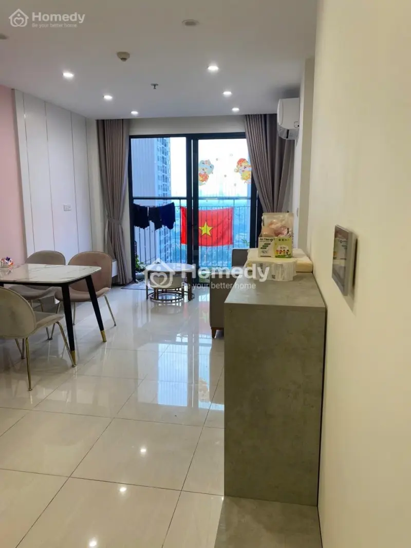 Chính Chủ Cho Thuê Căn Hộ 2N1Wc S201 Full Nội Thất Cao Cấp 9.5 Tr/Th Vinhomes Smart City