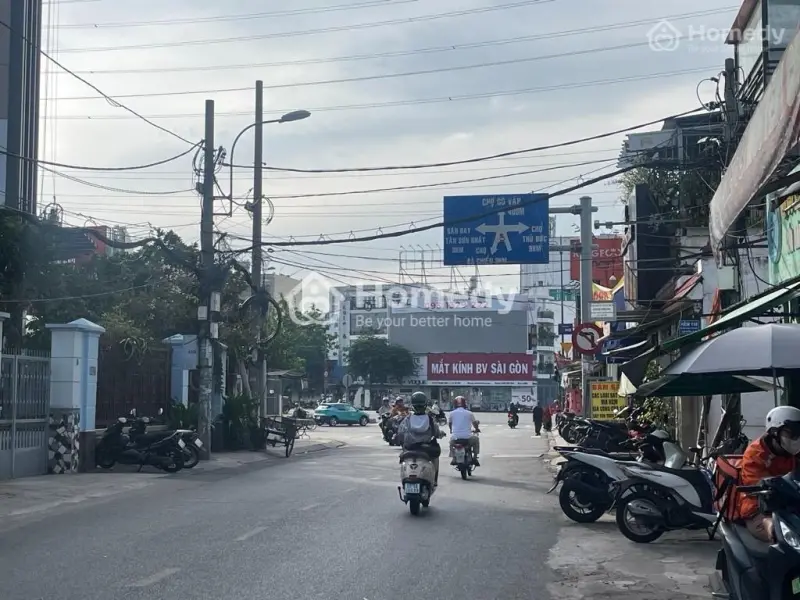 Mặt Tiền Vòng Xoay Lê Quang Định- Phạm Văn Đồng 361M2 Ngang 8*56 Nhà Nát