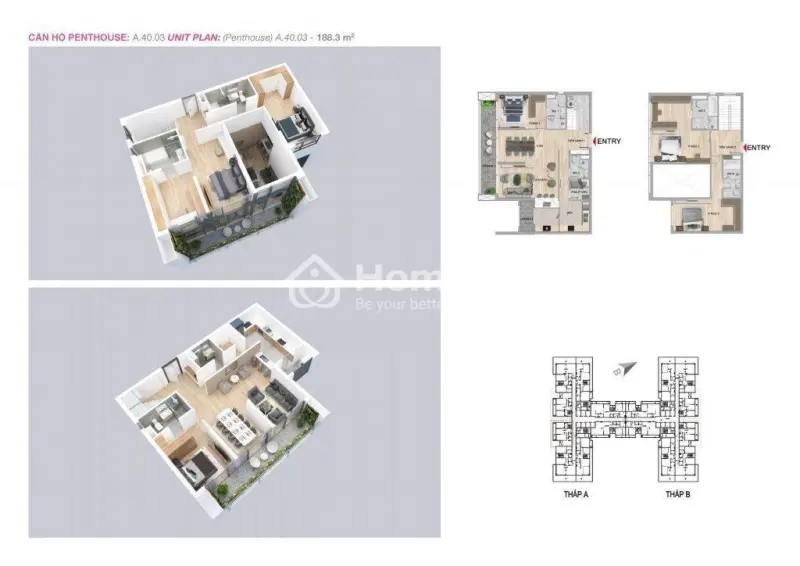 Bán Căn Hộ Penthouse The Zei Mỹ Đình - Quỹ Hàng Độc Quyền 189 - 323M2
