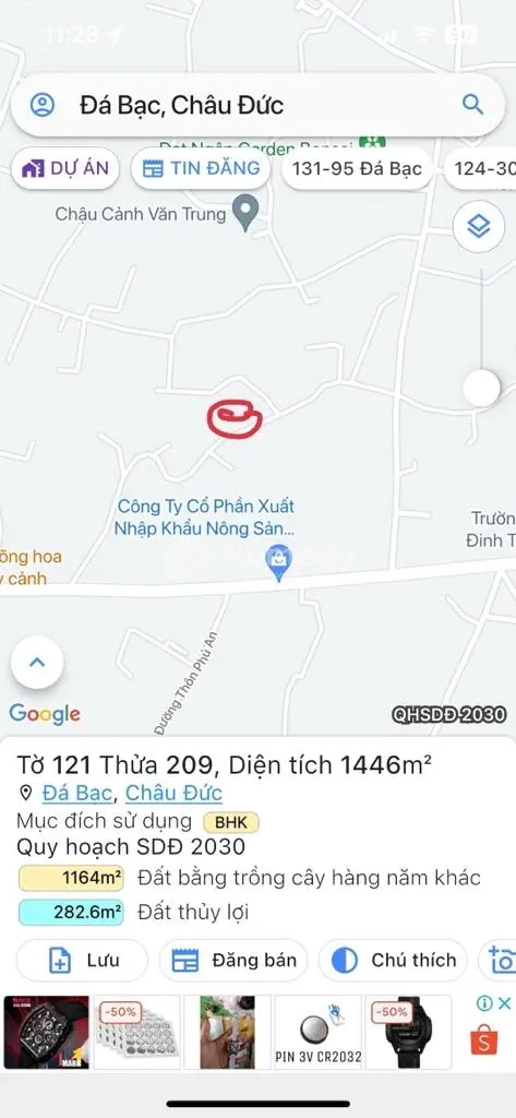 Cần Bán 3000M2 Đất Ngay Mặt Tiền Đường Nhựa,Cách Trục Chính Tầm 200M,Thích Hợp Làm Nhà Vườn,Phân Lô