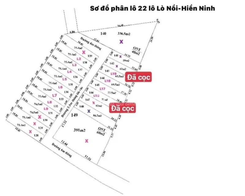 Giá Chỉ Hơn Tỷ Dt 75,4 M Tại Lò Nồi Hiền Ninh Sóc Sơn Hà Nội