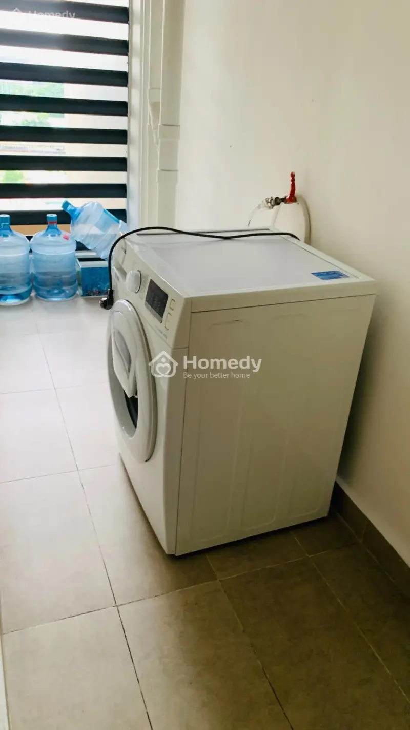 Cho Thuê Căn Akari Full Nội Thất 75M2 Tầng 9 Có Rèm, Ở Được Liền. 2Pn, 2Wc, Sân Phơi, Ban Công