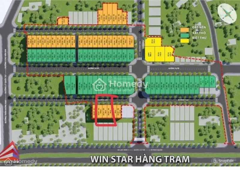 Chính Chủ Bán Lô Đất Căn Góc Đẹp Nhất Win Star Hàng Trạm, Yên Thuỷ. Lh 098.888.4***