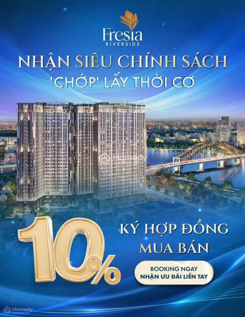 Fresia Riverside - Căn Hộ 30 Tầng Đẳng Cấp Ven Sông Đồng Nai. Nơi An Cư Lý Tưởng, Đầu Tư Tiềm Năng!
