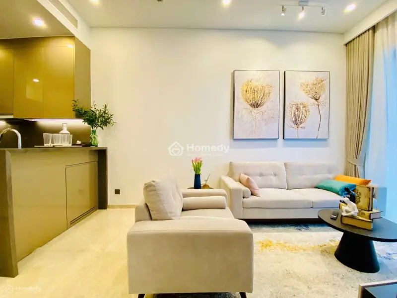 Bán Nhanh Căn Hộ The Marq, Hongkongland, 1Pn+1Phòng Nhỏ, 51M2, Full Nt