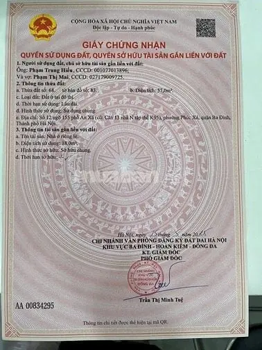 💎 Bán Nhà Phố An Xá – Ba Đình – Biểu Tượng Vị Thế & Giá Trị Đầu Tư 💎