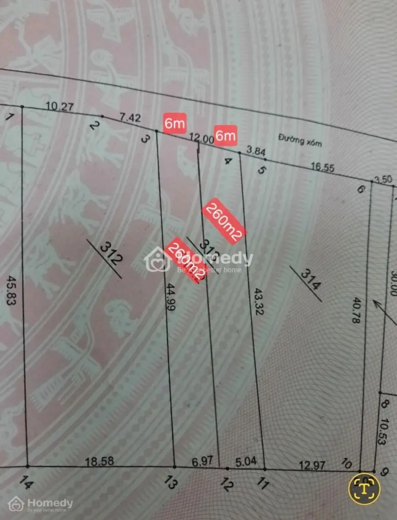 Bán 260M2 Đất Xã Hòa Thạch Huyện Quốc Oai - Hà Nội Giá 3,38 Tỷ
