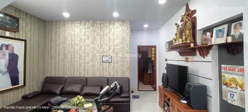 Bán Nhà Linh Chiểu Thủ Đức, 4 Tầng 4Pn Rộng, Xe Hơi Ngủ Trong Nhà, 98M2, Ở Ngay, Nhiều Trường Đh
