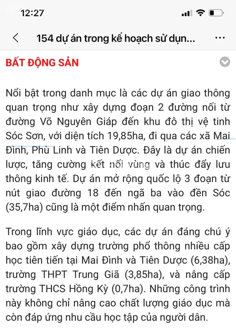Bán Đất 95M² Full Thổ Cư - Mai Đình, Sóc Sơn. Mặt Tiền 5.95M Nở Hậu. Giá 2.85 Tỷ Có Thương Lượng