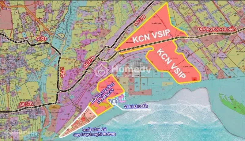 Chính Chủ Cần Bán Lô Đất Biển Quất Lâm, Nam Định. Diện Tích. Vị Trí Trung Tâm, Gần Bãi Tắm. Giá Rẻ