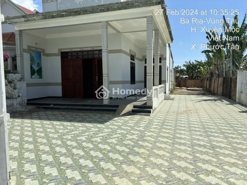 Nhà Trệt Diện Tích 518.8M2. Thổ Cư 100M2 Tại Xã Phước Tân, Huyện Xuyên Mộc, Tỉnh Bà Rịa - Vũng Tàu