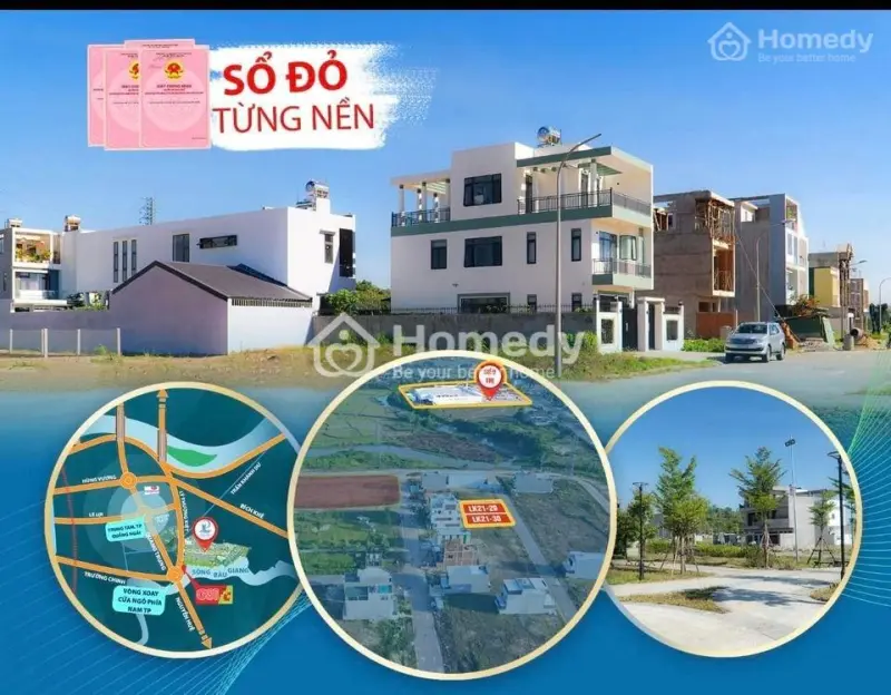 Đất Biệt Thự Ven Sông Ngay Tttp Quảng Ngãi, Dt 330M2, Giá Chỉ 14 Triệu/M2, Sẵn Sổ. Lh: 0945676***