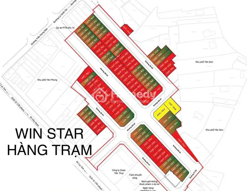Chính Chủ Bán Lô Đất Căn Góc Đẹp Nhất Win Star Hàng Trạm, Yên Thuỷ. Lh 098.888.4***