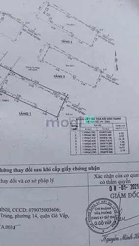 Bán Nhà Rộng 3 Lầu Sau Mặt Tiền (6X22) 1358/ Quang Trung P14 Gò Vấp