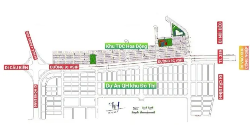 Chính Chủ Bán Lô Xẻ Khe 68M Tđc Hoa Động - Đối Diện Dự Án Hoàng Huy Green River