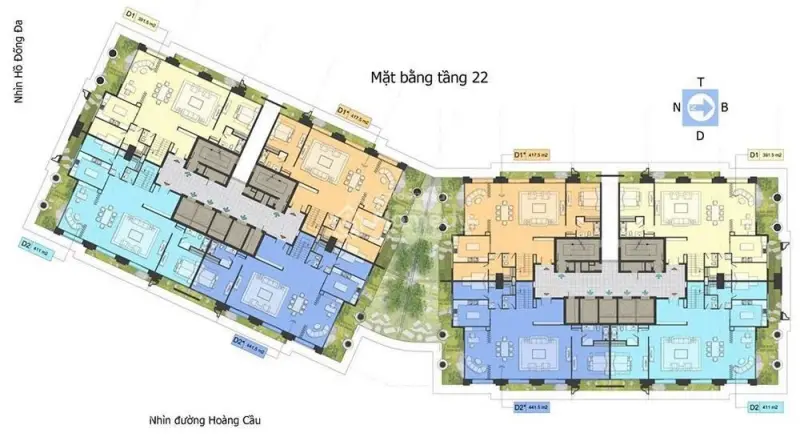 Penthouse Tân Hoàng Minh - Trung Tâm Quận Đống Đa View Hồ , (Bàn Giao Thô) Lh 0987106***