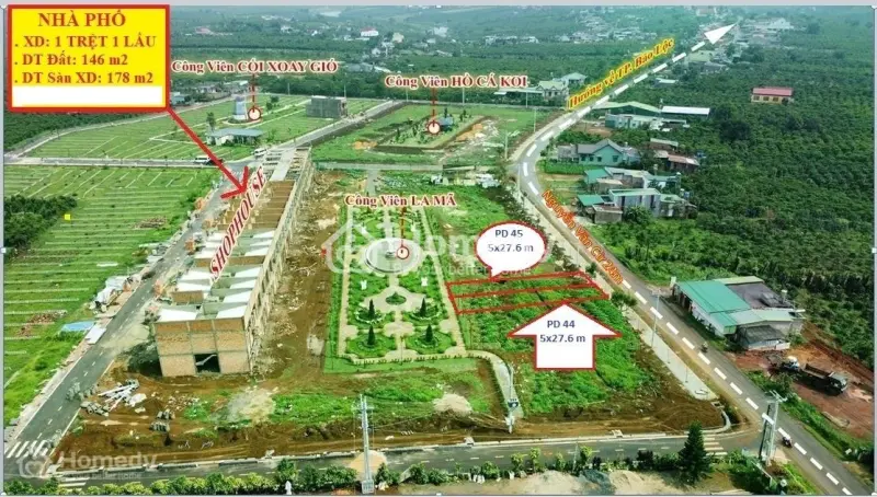 Cutloss 800Tr Còn 1Tỷ 250Tr/Nền Đất Mt Nguyễn Văn Cừ, Có Công Viên La Mã 3500M2 Sau Nhà