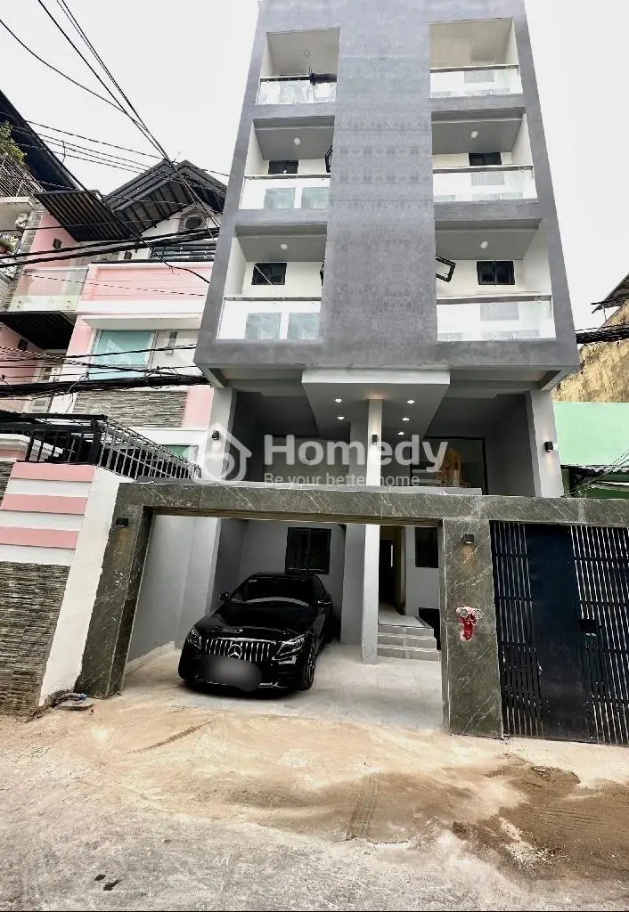 Căn Hộ Dịch Vụ Sát Q1 Thu Nhập 150Tr/Th - 28 Chdv Có Hầm Ngang 7.5*18 Vuông
