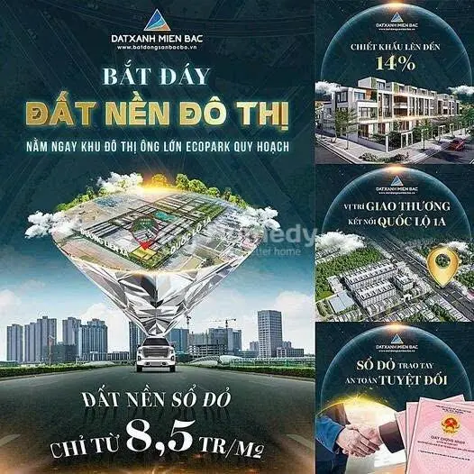 Đất Nền Tân Phong Thị Trấn Quảng Xương, Thanh Hóa, Diện Tích 160M2