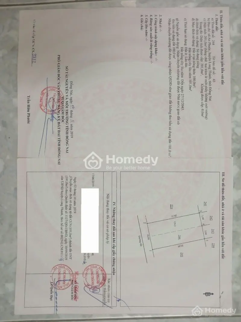 Đất Sổ Hồng Riêng 201M2 Kèm Dãy Trọ 12 Phòng Thu Nhập 9Tr/ Tháng