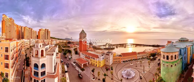 🎯 2 Phòng Ngủ Rẻ Nhất Giỏ Hàng , Toạ Lạc Tại Trung Tâm Lễ Hội Sunset Town, Địa Trung Hải 📢 📢 📢