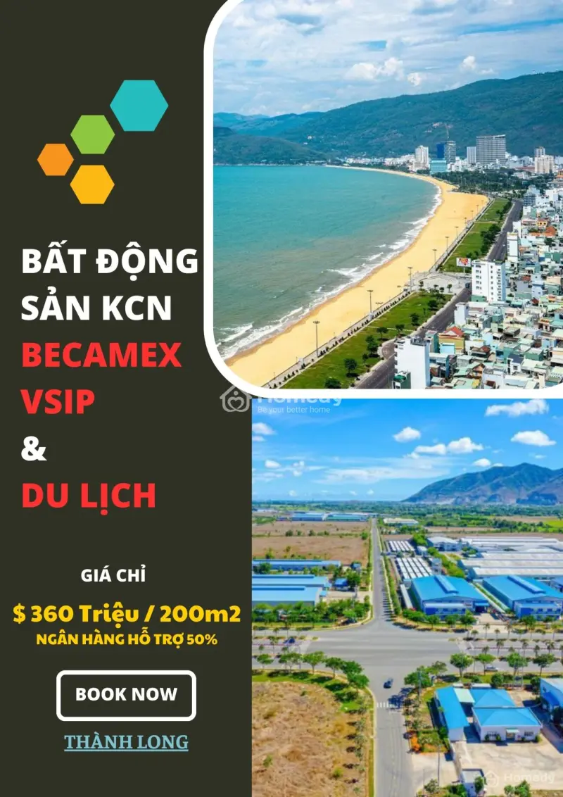 Đất Tdc Becamex Vsip Bình Định Cách Tp Quy Nhơn 15P Đi Xe