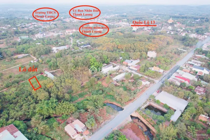 Nhà Mình Cần Bán Lô Đất Ngay Chợ Thanh Lương, Tx. Bình Long, Bình Phước